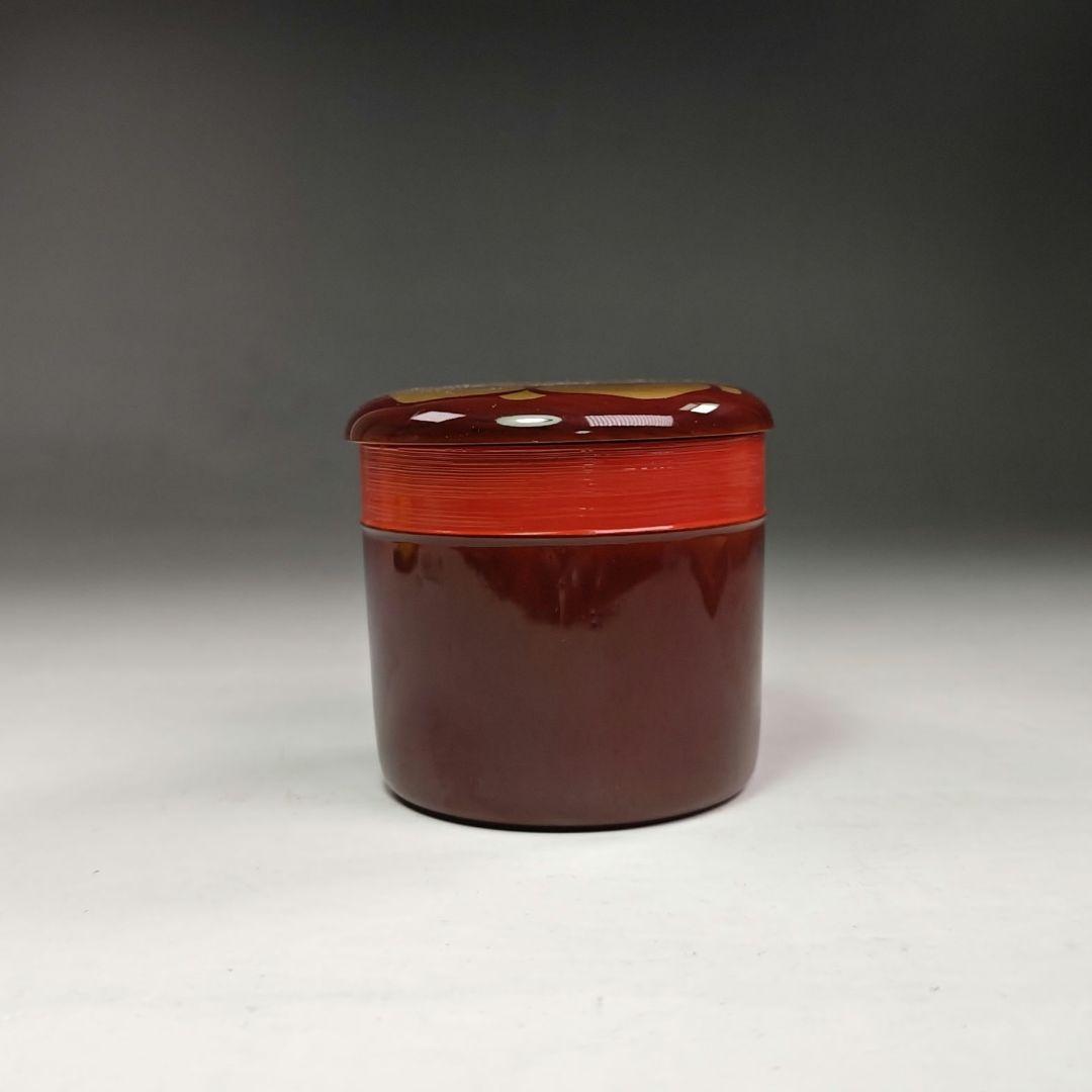 イ352 棗『塗師　辻石斎』『溢梅蒔絵　茶器』『表千家久田宗也（尋牛斎）極箱』