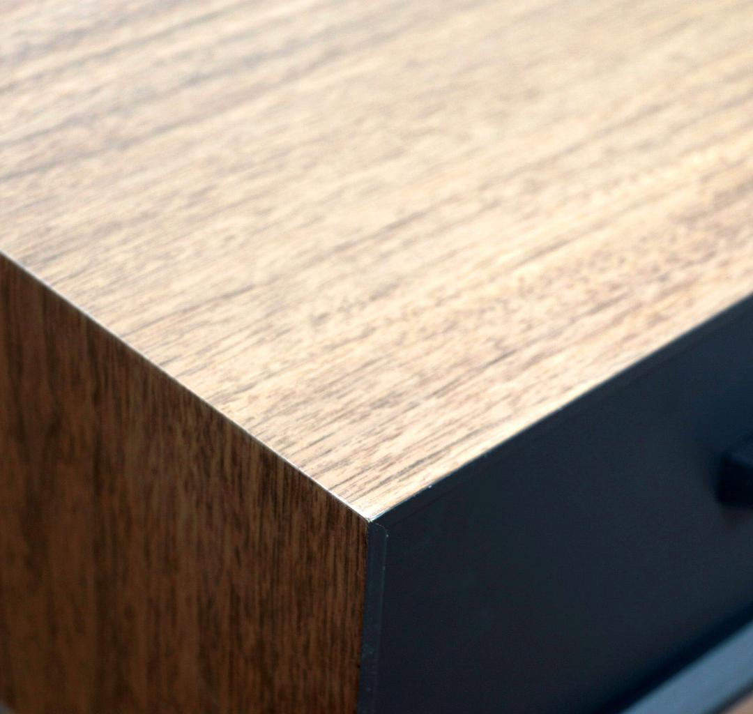 ゴル　センターテーブル 両面から引き出せる 引き出し付き　100cm