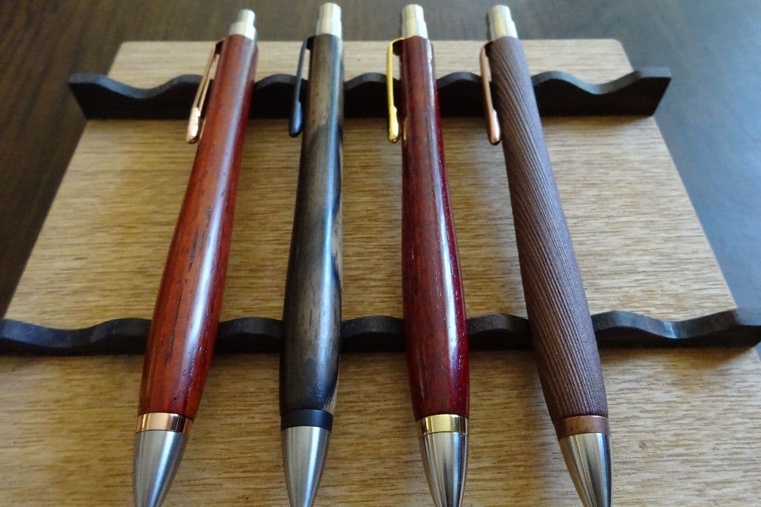 ウッドペンクラフト　木軸ペン・バハギアペンケースセット