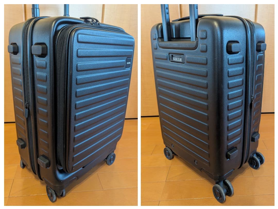 【機内持ち込み可】LOJEL スーツケース Cubo Small ブラック 4輪
