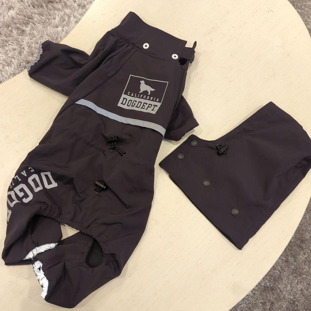 超美品　DOGDEPT テフロンストレッチプロテクトロンパース裏起毛 Mサイズ