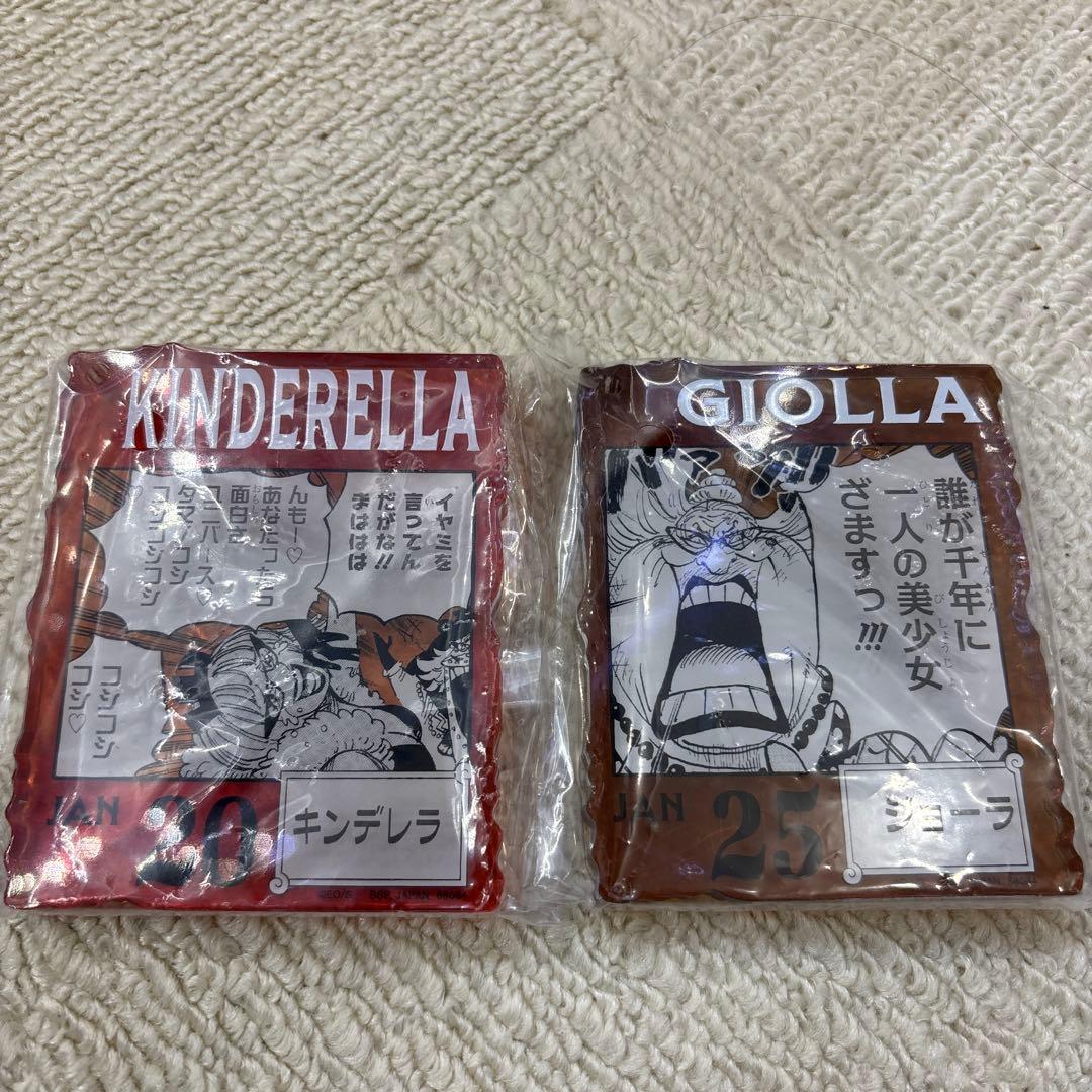 ONEPIECE BASE SHOP アクリルブロックチャーム エース＋おまけ2