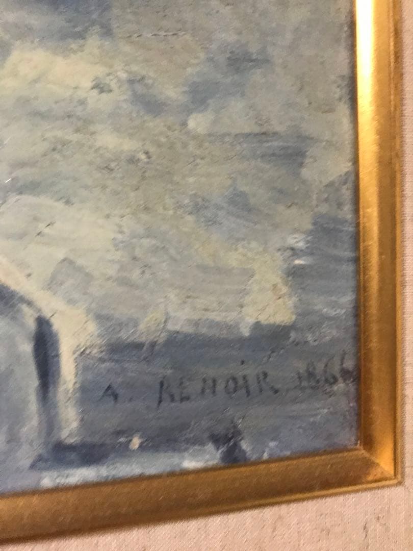 期間限定価格ルノアール『印象派』複製画 博物館級精巧再現 額装付