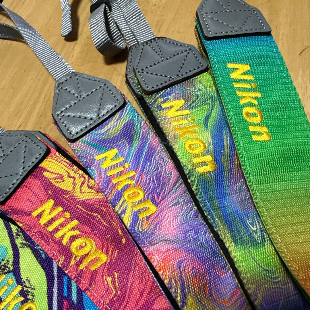 d*2様 NikonTackle マーブルストラップ レインボーストラップ 純正