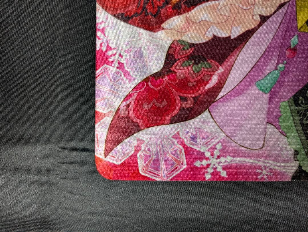 遊戯王 六花聖カンザシ 六花聖ティアドロップ プレイマット 公式品 アジア