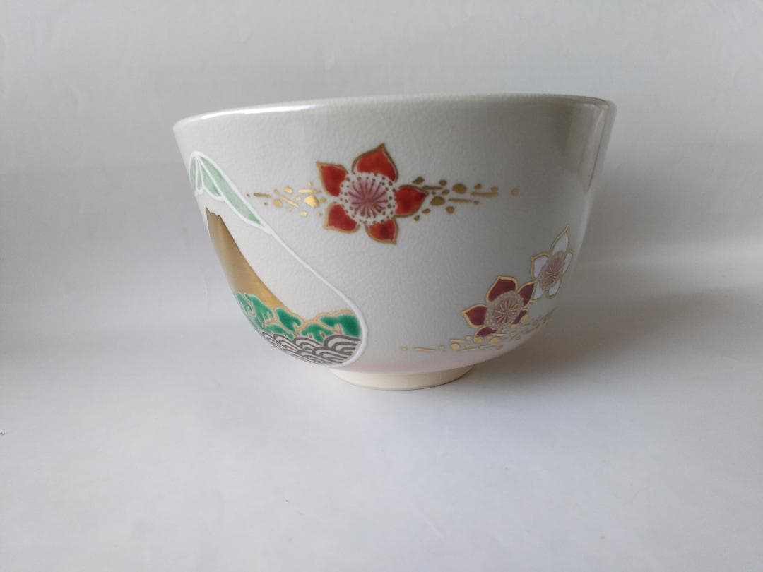 中村秋峰 作 仁清写貝合雛絵 茶碗 共箱 共布 栞 茶道具 茶器 抹茶碗 新品