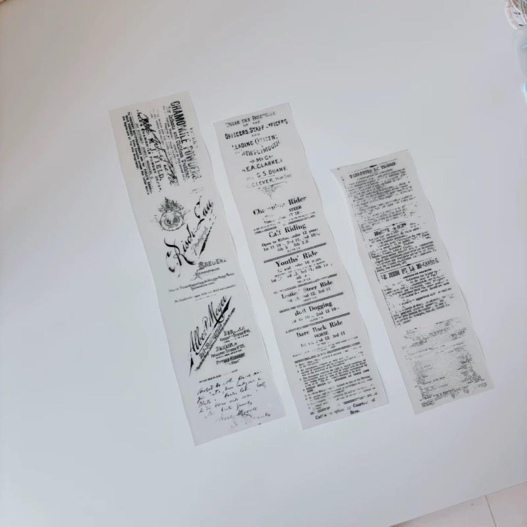 简单手帐　海外マスキングテープ　マステ 【2276】