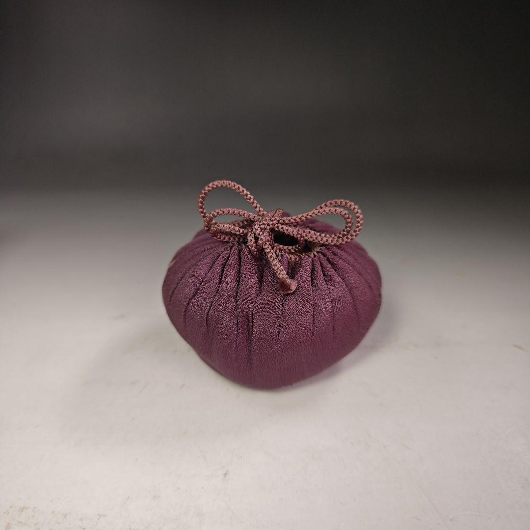 イ938 棗『時代　菊蒔絵　内梨地　平棗　木箱』茶道具