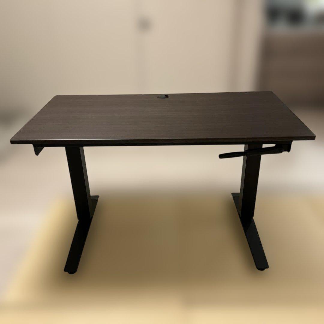 ニトリ　手動式昇降デスク　マーフィー2 120 DBR