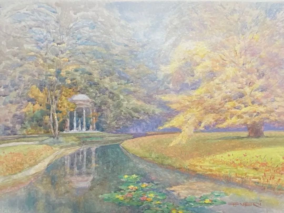 F. NERI 水彩画 Grazia della Folla