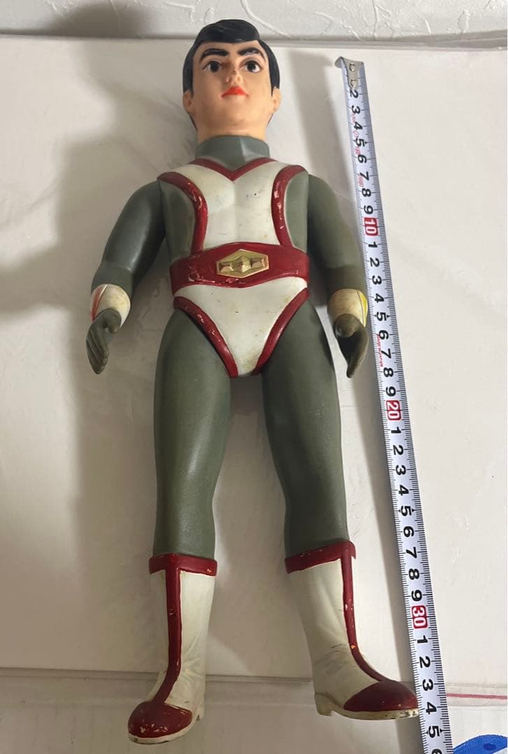 ⚠️超貴重・激レア　シルバー仮面　面取れ　1970年代　昭和レトロ　バンダイ製