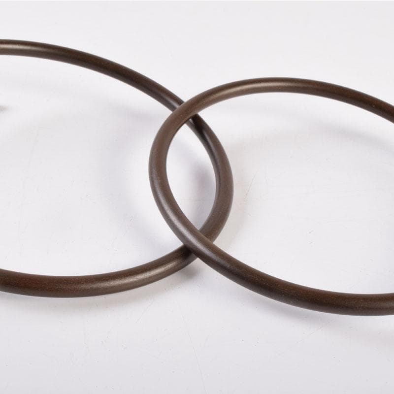 茶道具　御釜師　十三代宮崎寒雉造　釜環　丸環　一對　共箱　V　8470