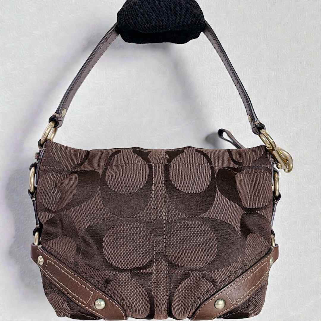 美品 COACH アクセサリーポーチ ショルダーバッグ ハンドバッグ
