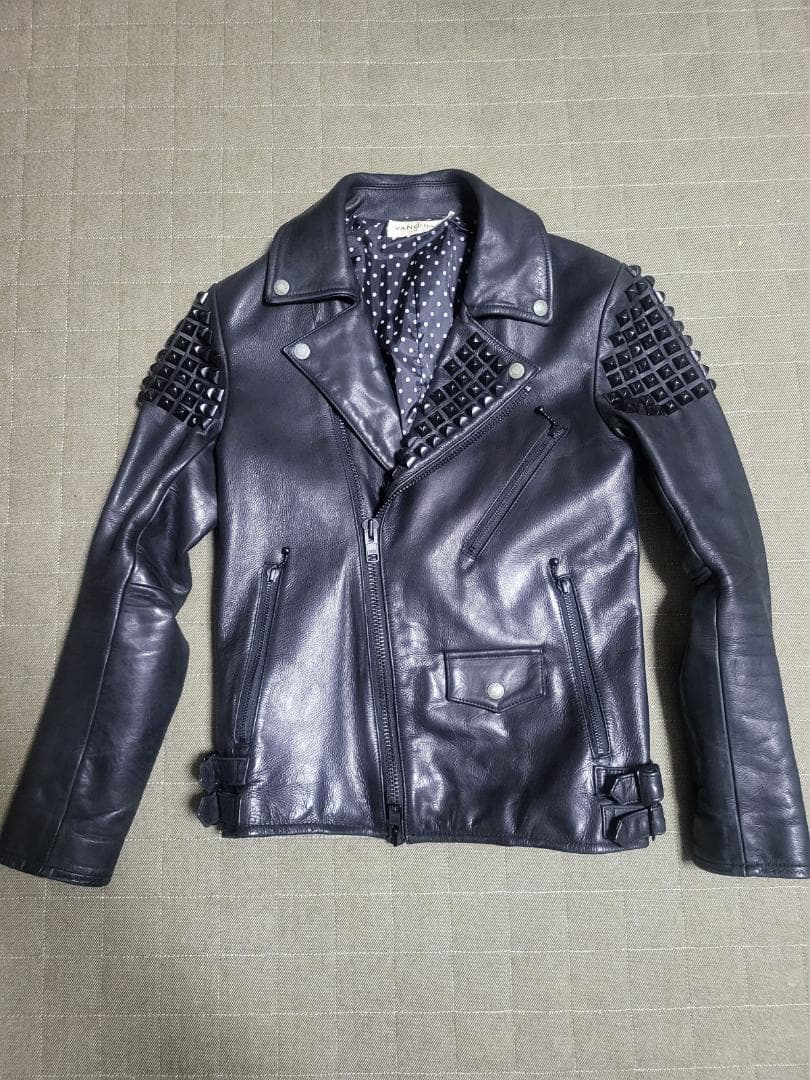 Vanquish ヴァンキッシュ 黒夢清春着用 超レア ルイスレザー ショット