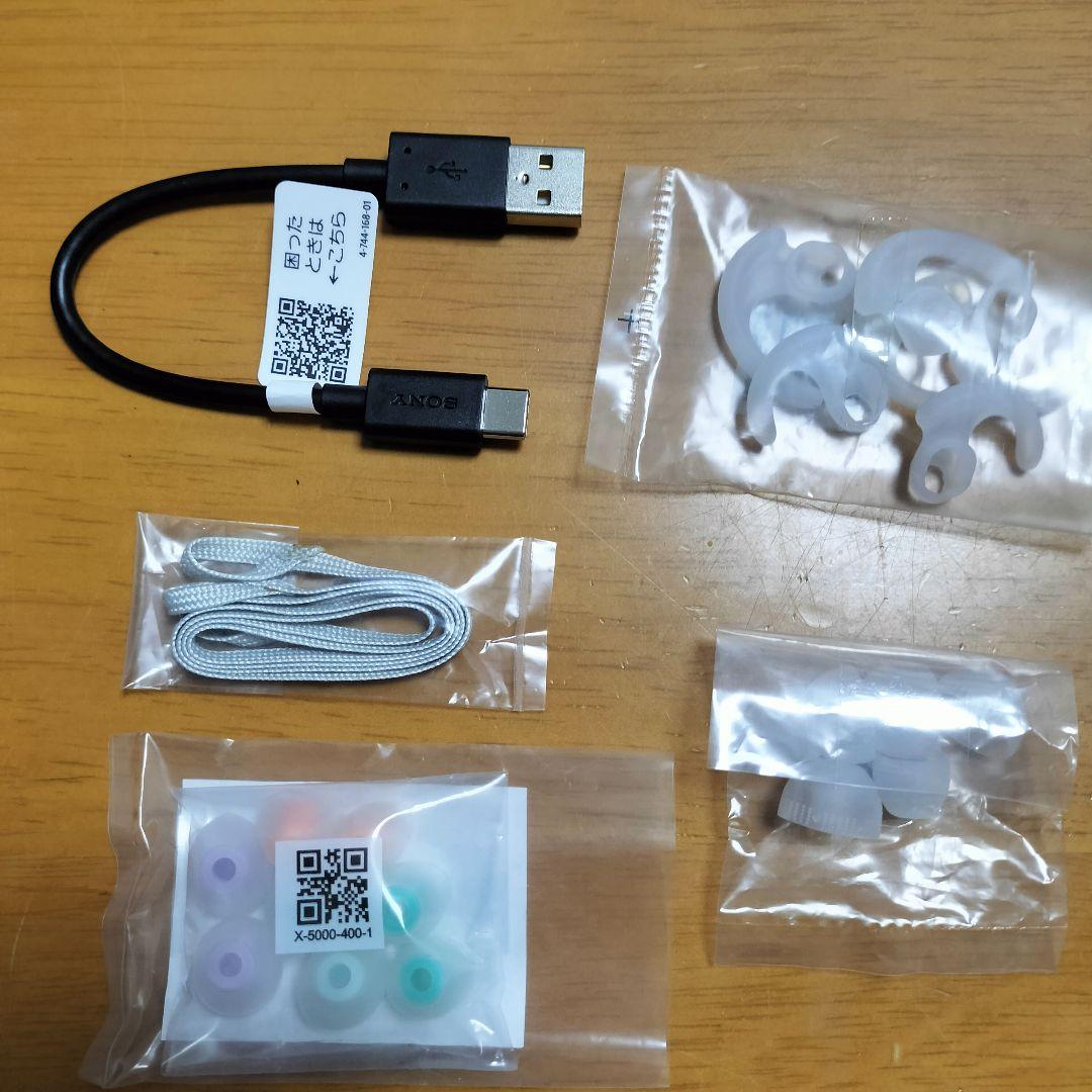 SONY WF-SP900 ワイヤレスヘッドセット　ホワイト　ケース付き