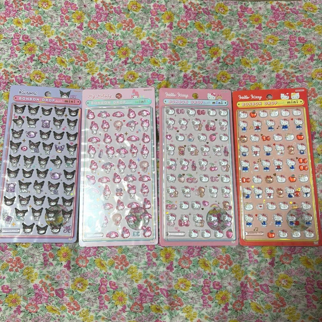 m*み様 [正規品]ボンボンドロップシール　たまごっち　サンリオ　ミニ全種　12