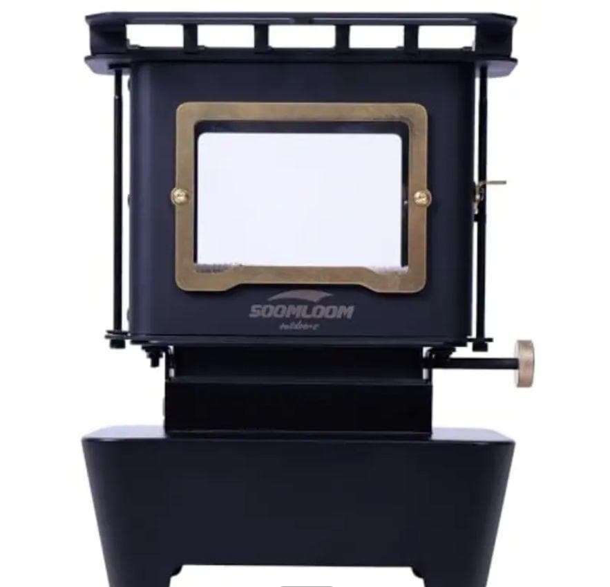 1126 アイロンストーブ FLAMENCO 黒 灯油対応 コンパクトストーブ