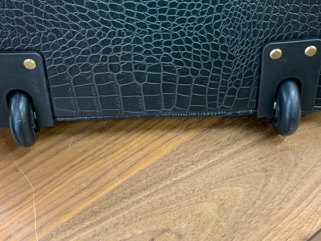 未使用タグ付き COOCO クーコ クロコ型押し キャリーカート