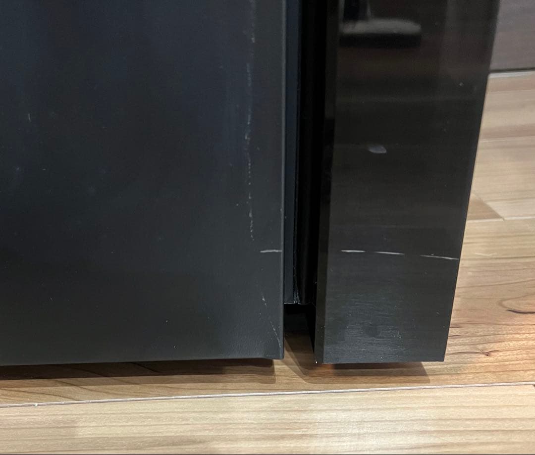 三ツ星貿易 冷蔵庫 ML-40G ブラック