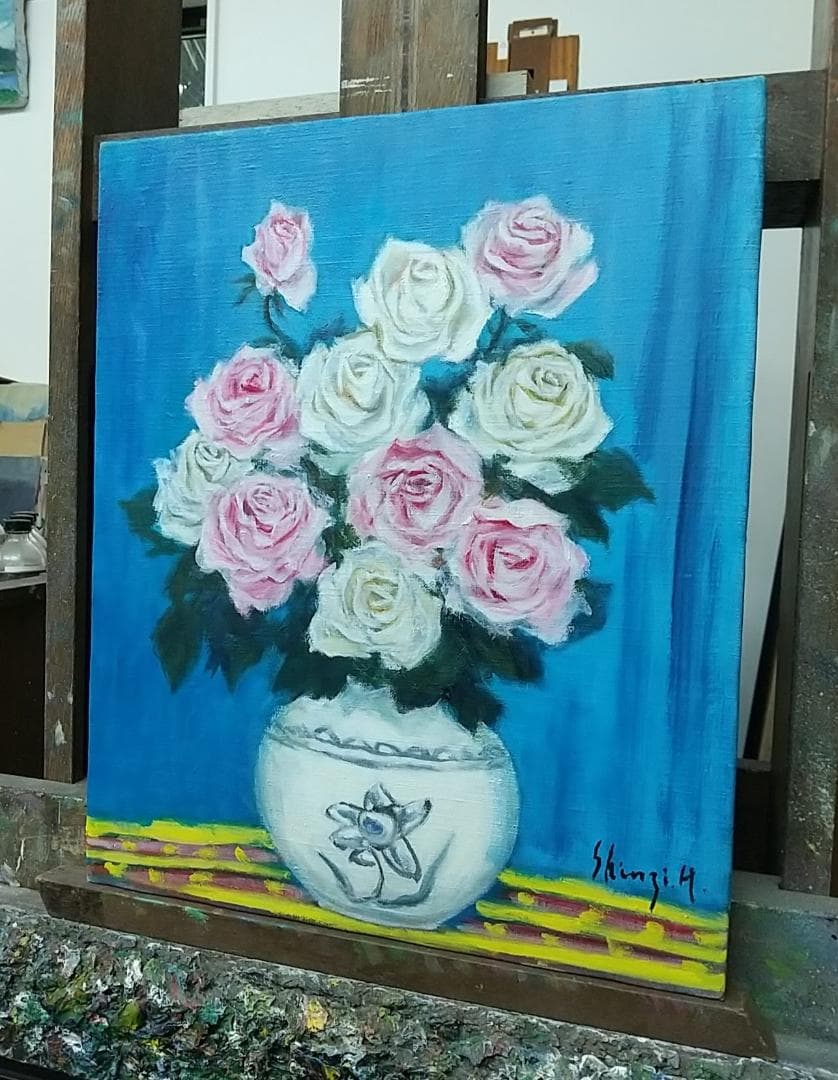 絵画「薔薇」 F8 油絵