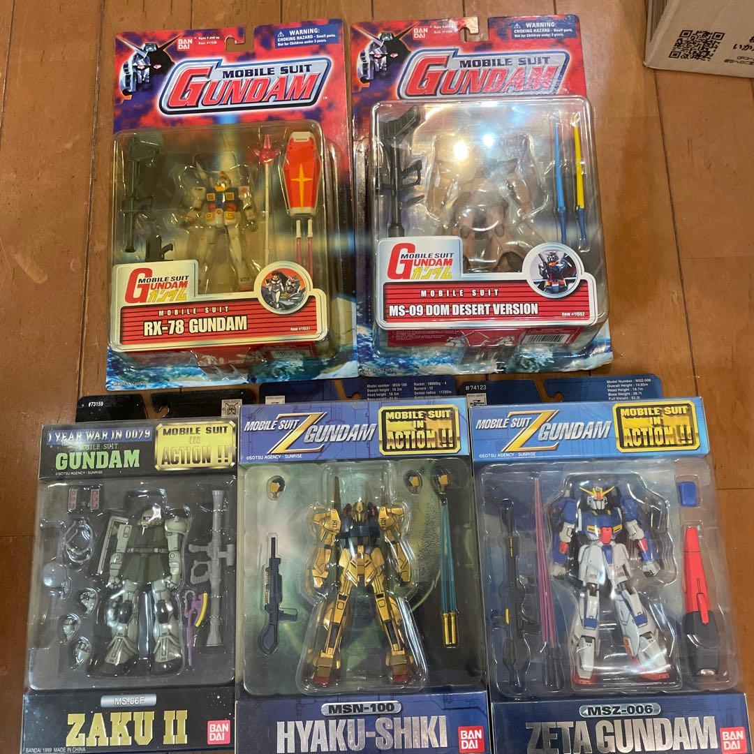 バンダイ ガンダム 未開封MIA 5体セット モビルスーツインアクショ