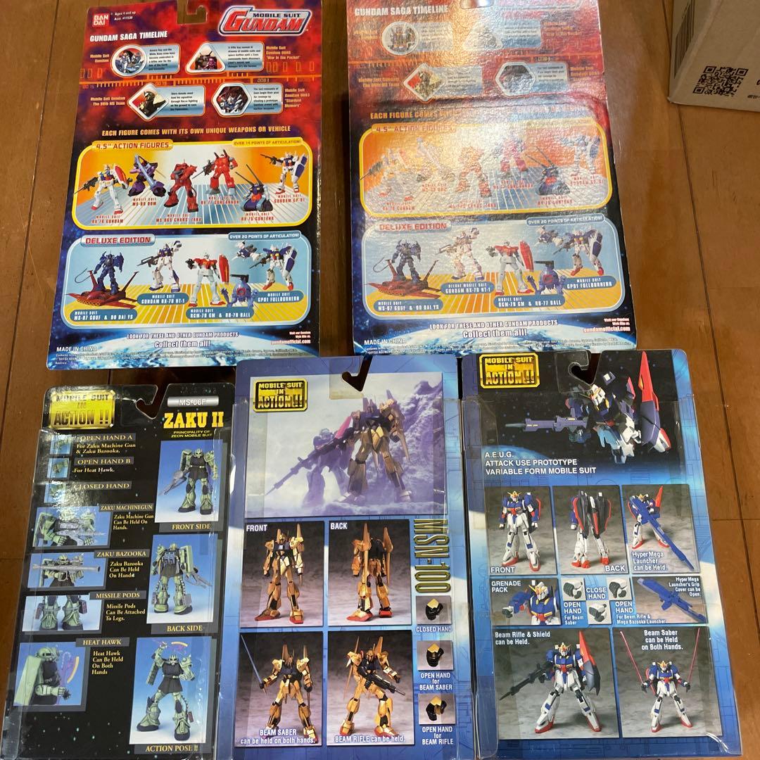 バンダイ ガンダム 未開封MIA 5体セット モビルスーツインアクショ