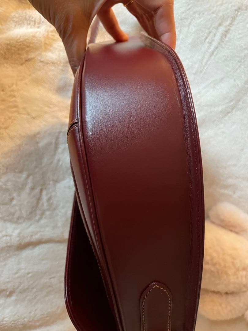Must de CartierショルダーBag ボルドー極美品