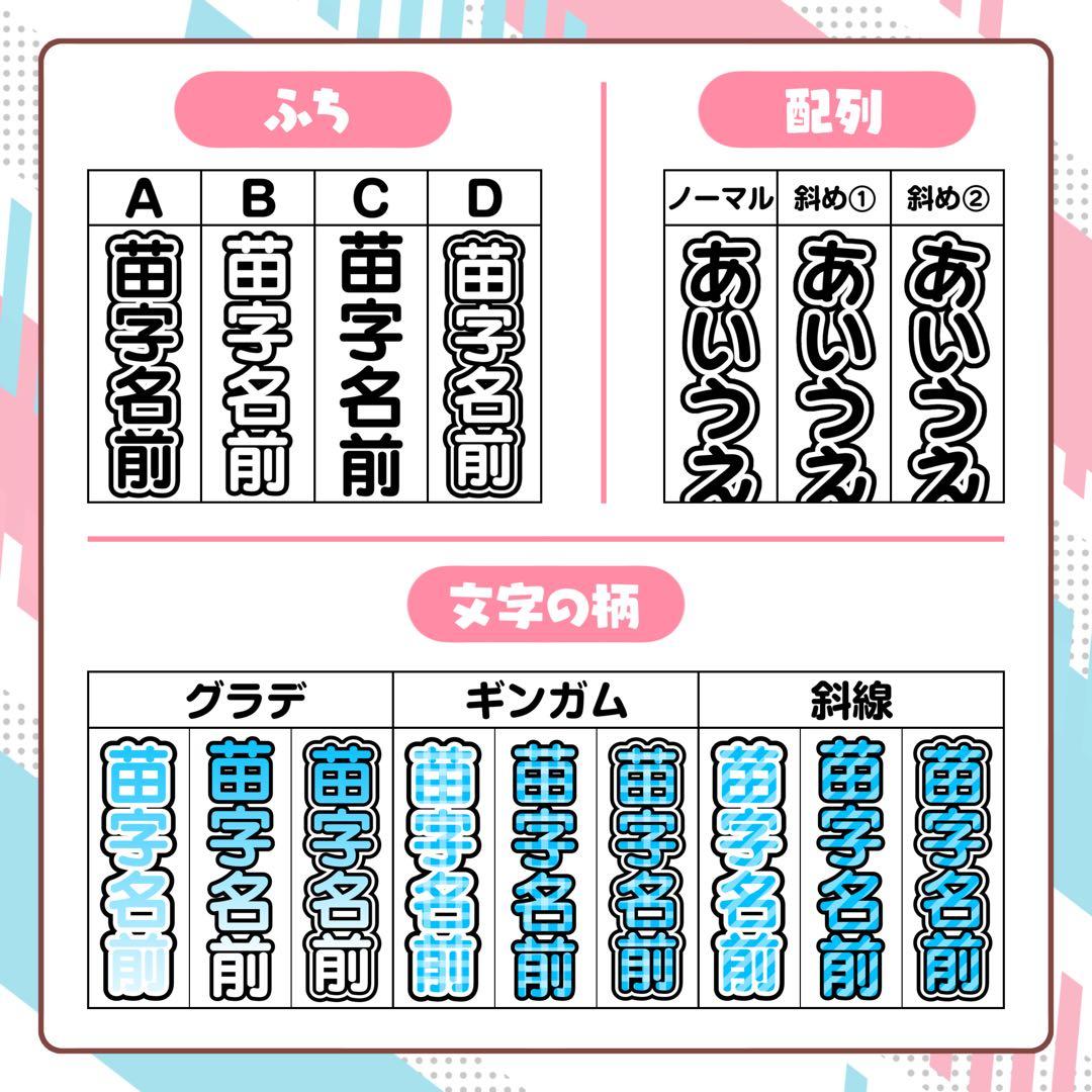 【受付中！】キンブレシート カラーキンブレシート オーダーページ