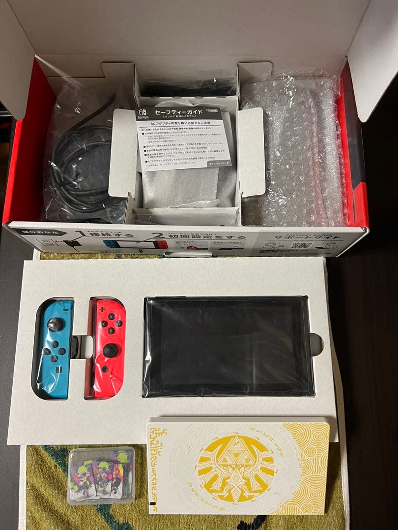 付属品完備 Nintendo Switch バッテリー強化版