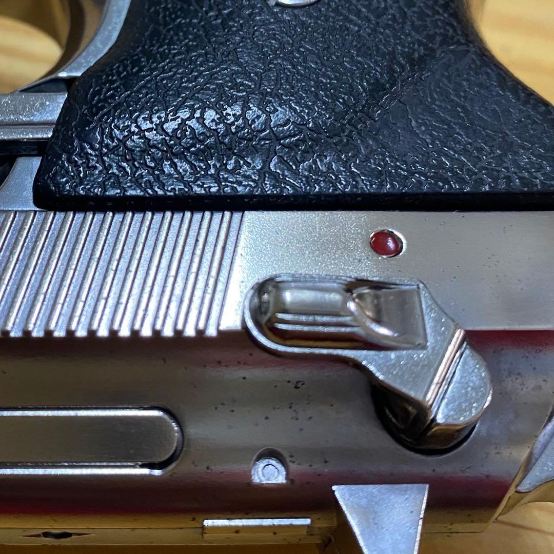 東京マルイ M92F クローム ステンレス ガスガン（社外グリップ）