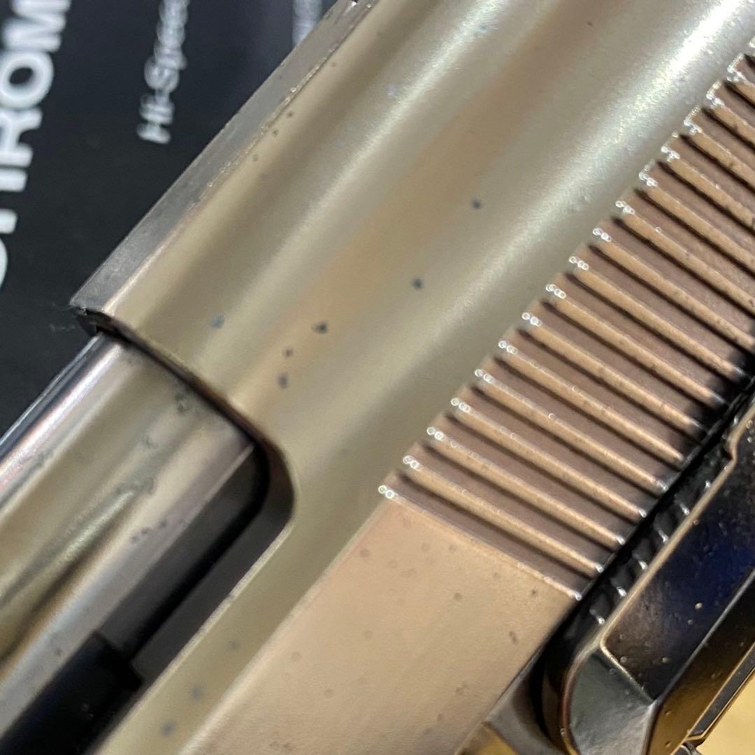 東京マルイ M92F クローム ステンレス ガスガン（社外グリップ）