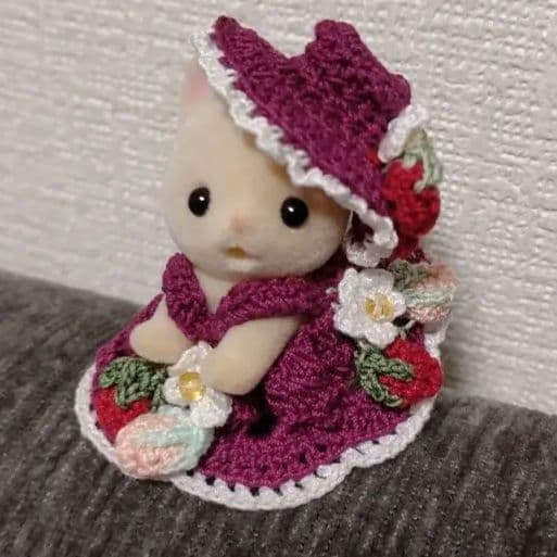 ＃12 着せ替え服【いちごフルーツティ＆ハイハイ赤ちゃん】