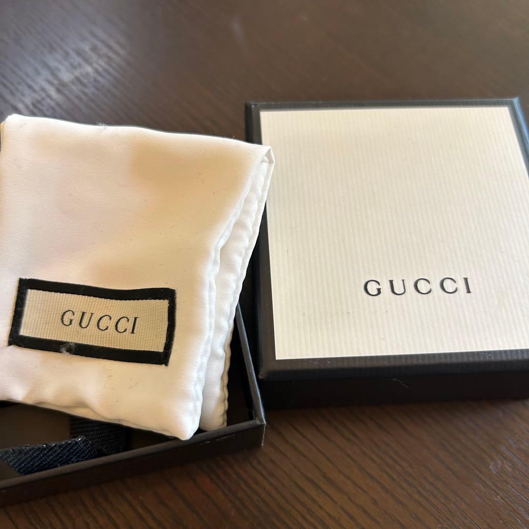 良品★グッチ アニマル ぞうラインストーン付き ブローチ