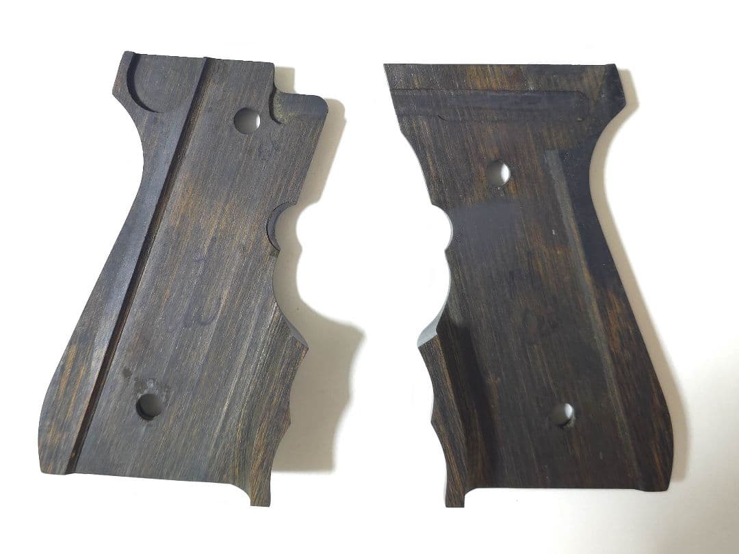 M92F 実銃用 ウッドグリップ フィンガーチャネルタイプ KSC WA マルイ