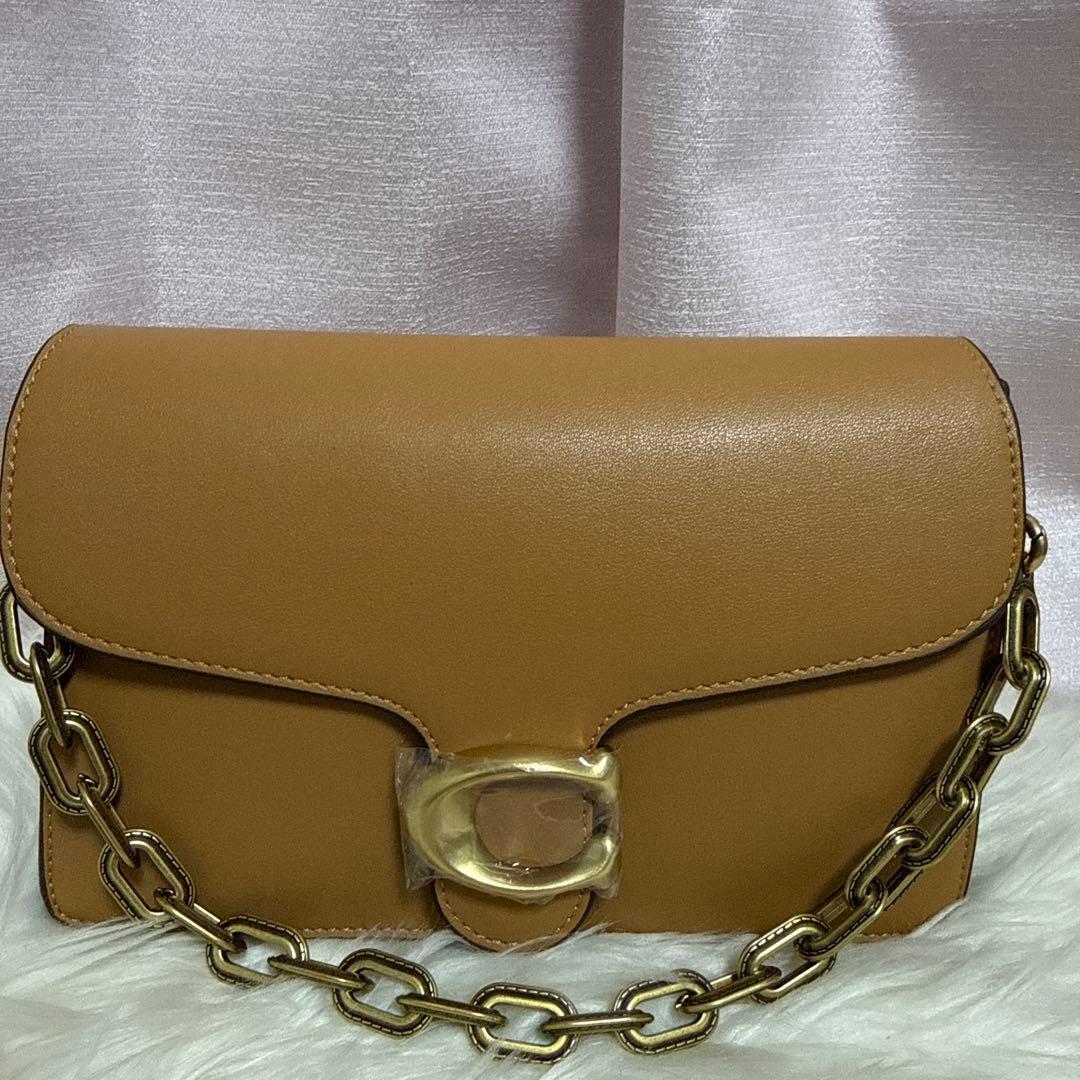 COACH ベージュ ショルダーバッグアウトレット