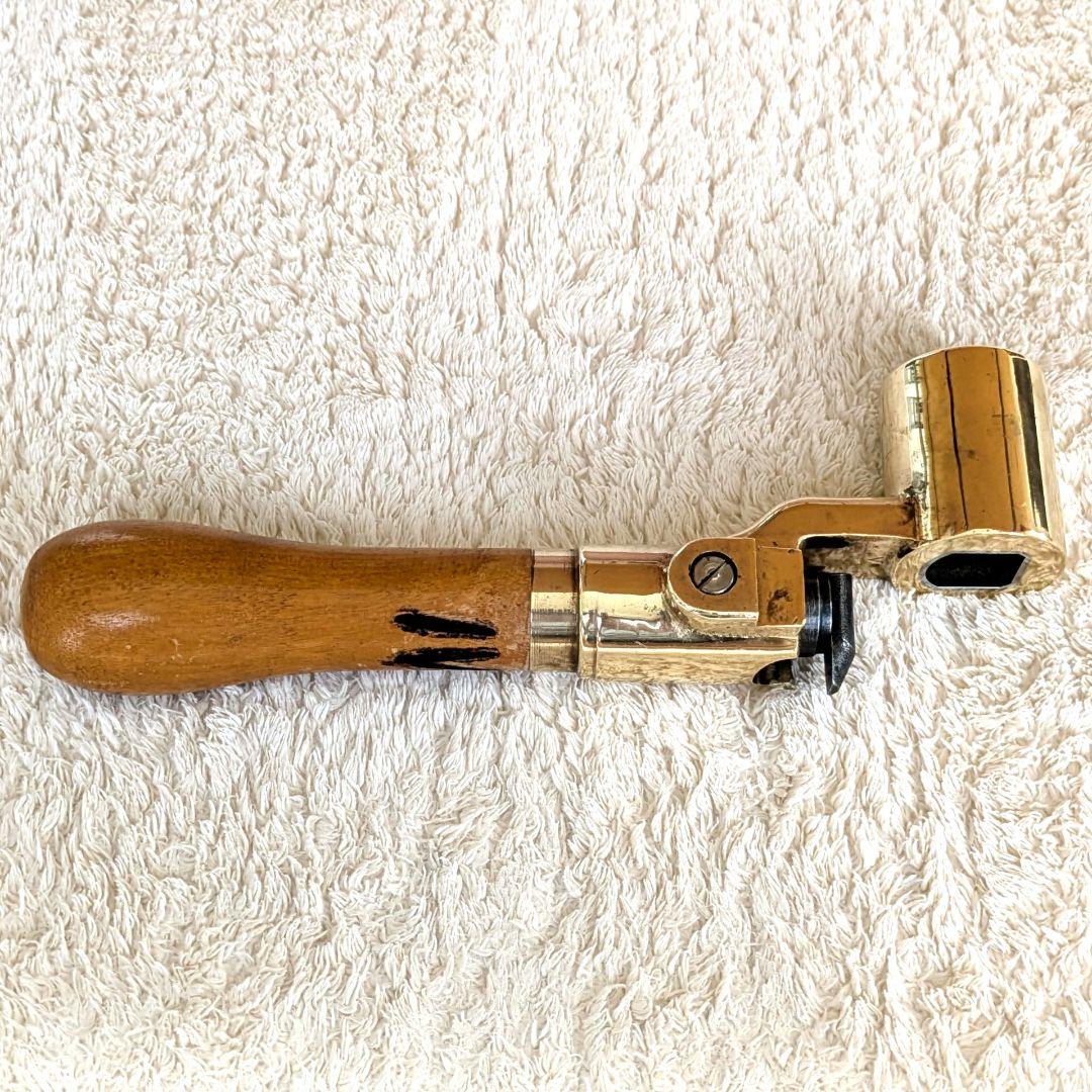 鉄道関連グッズ：鉄道ブレーキハンドル 日本エヤーブレーキ製(未使用予備品)