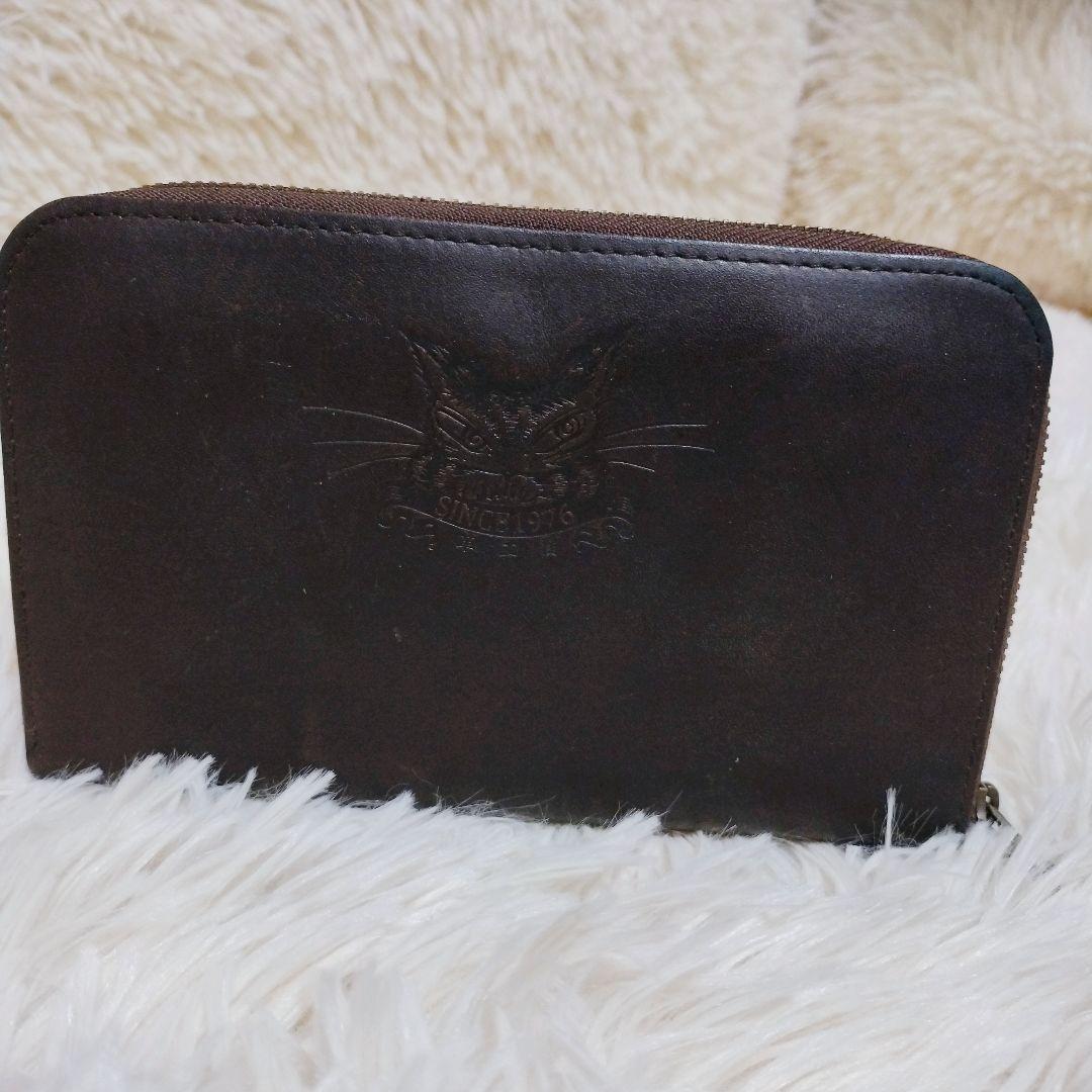 わちふぃーるど ダヤン 手染め ラウンド 財布 タシルの街角