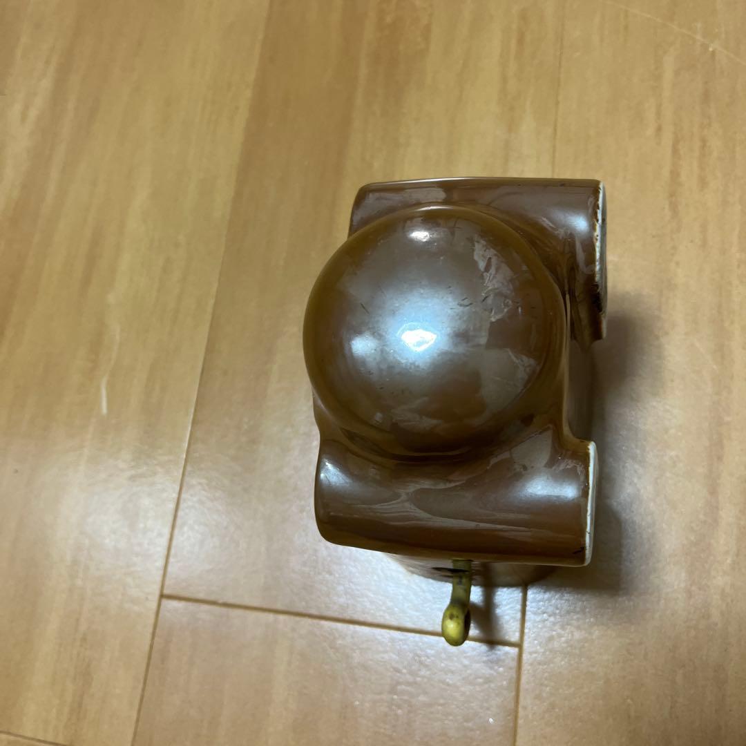 【レア・昭和レトロ】日本碍子製ダルマスイッチ　分岐高圧碍子(がいし)型開閉器