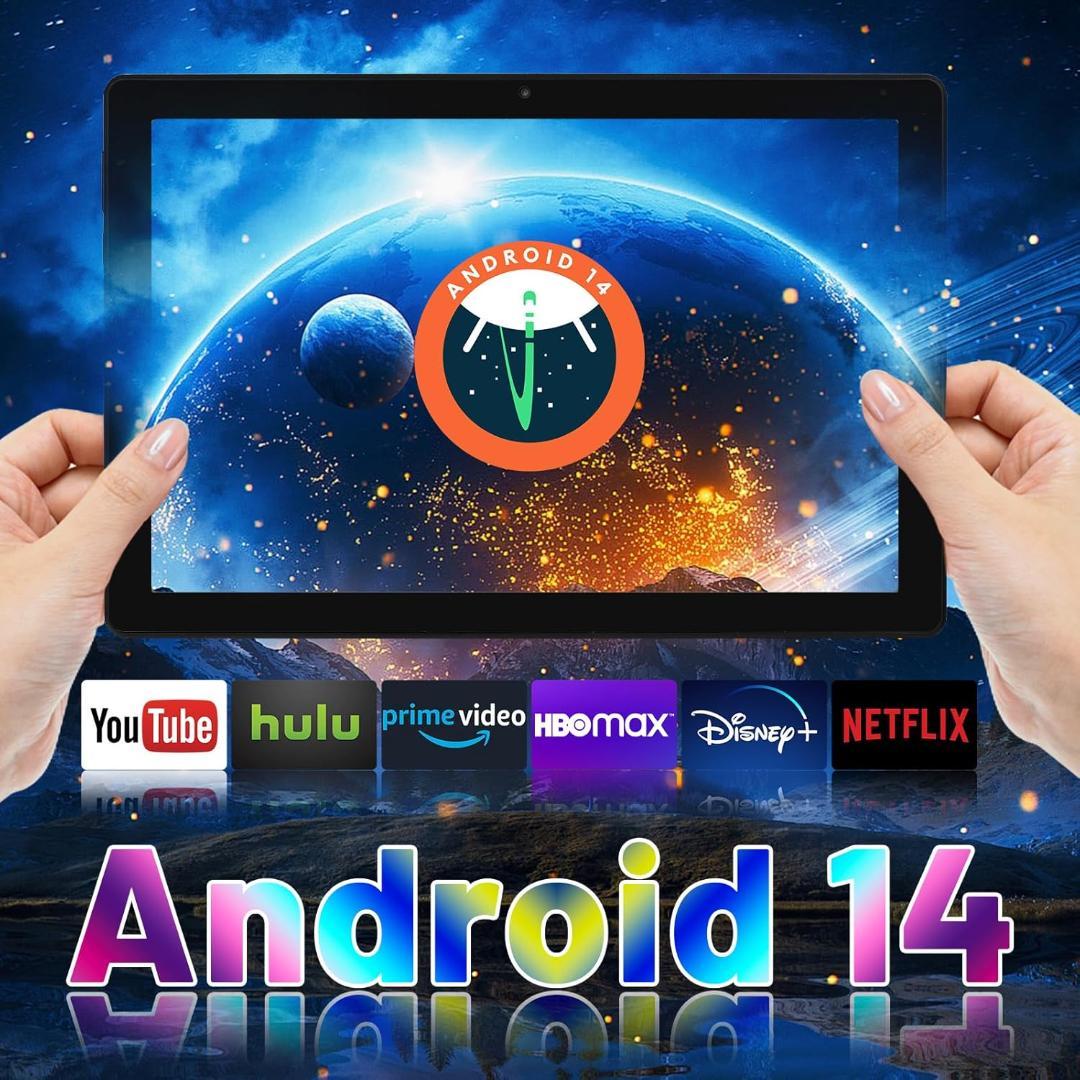 Android14 タブレット 10.1インチ 8GB RAM+32GB ROM