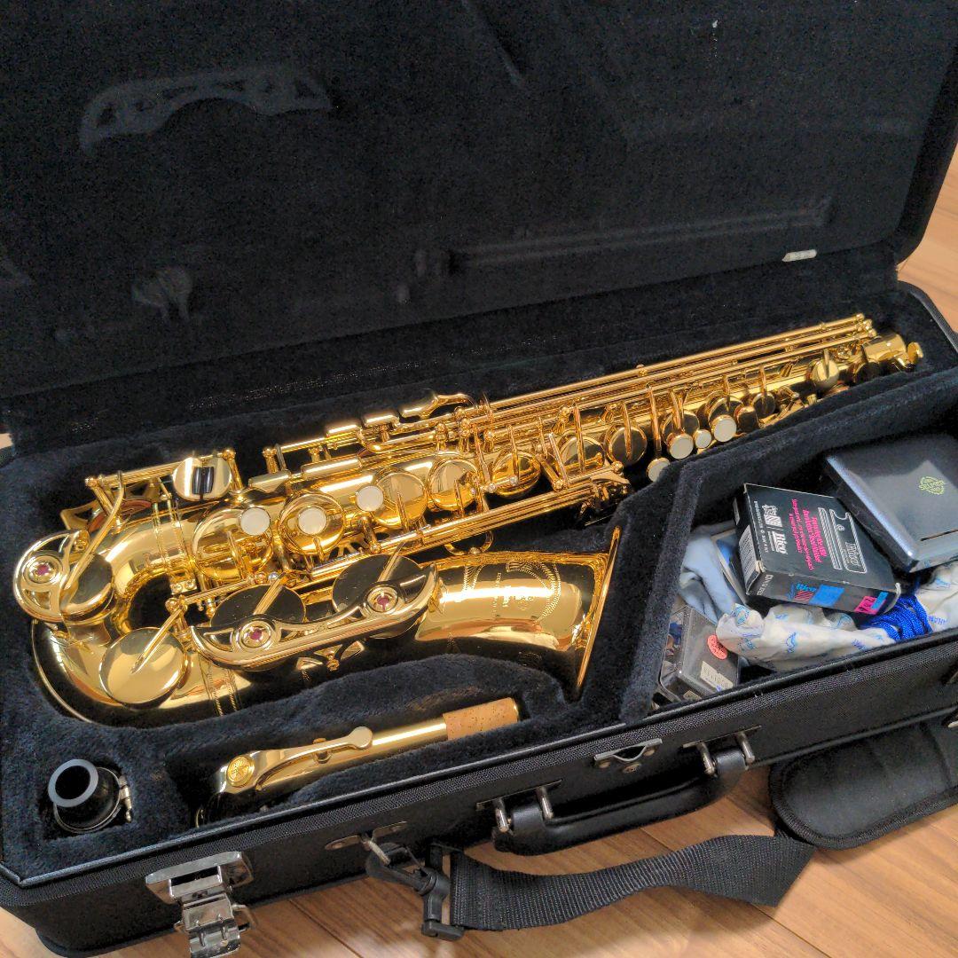 【引取限定（大阪）】ゴールド サックス本体 ケース付（YAMAHA、ＹＡS62）