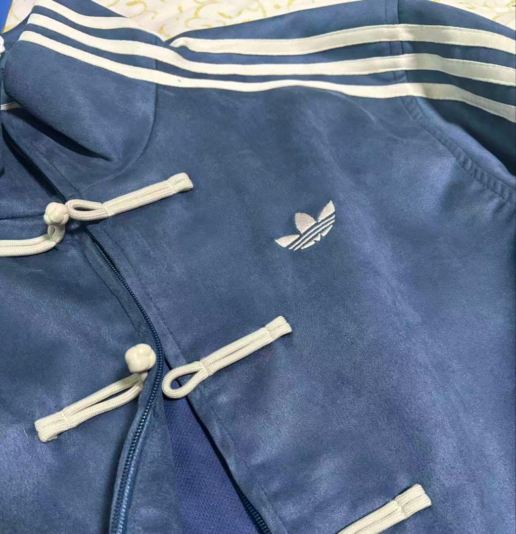 adidas アディダス 中国限定 巳年チャイナトラックジャケット ネイビーXL
