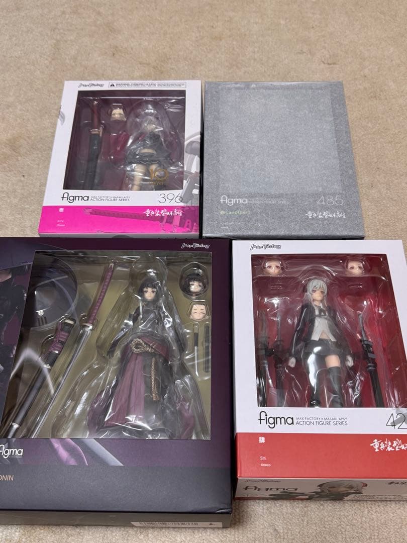 Figma 重兵装型女子高生フィギュアセット 未開封一部開封あり説明参照