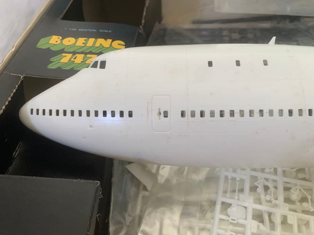メル４２６１０に変更‼️全日空Ｂ７４７－１００プラモデルキット中古品
