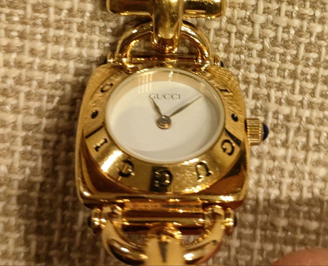 専用⭐︎グッチ GUCCI ホースビット 革ベルト ゴールド レディース 腕時計