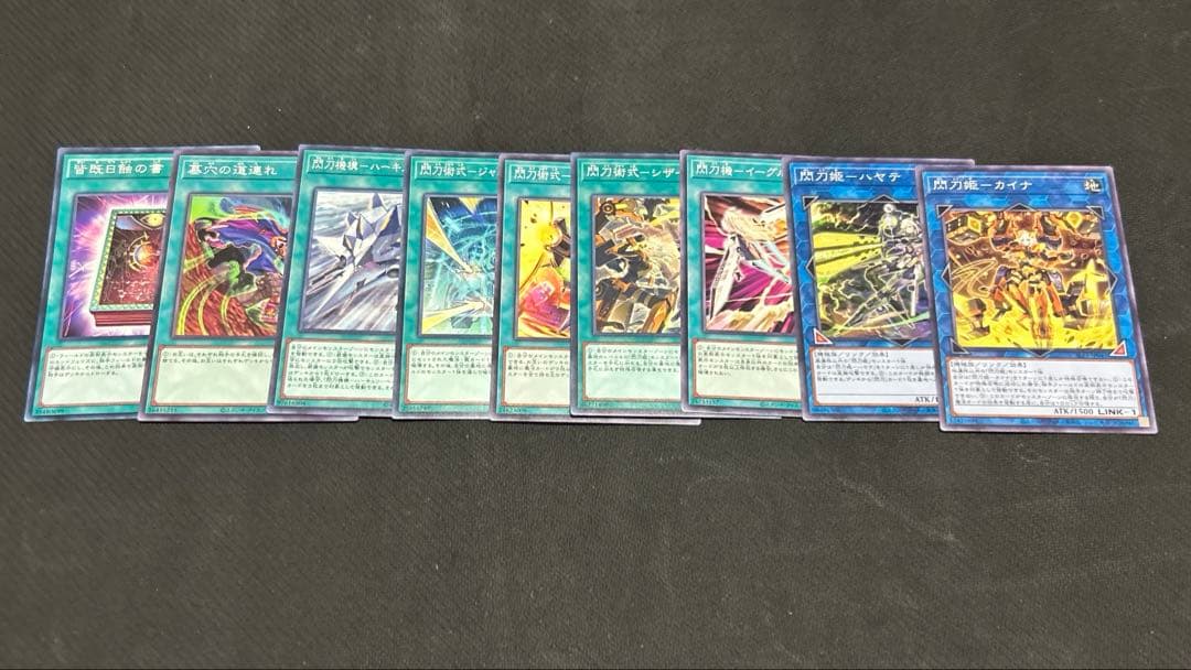 遊戯王　閃刀姫　デッキ　パーツ　ゼロ　カメリア　キアノス　幻魔の扉　スリーブ付き