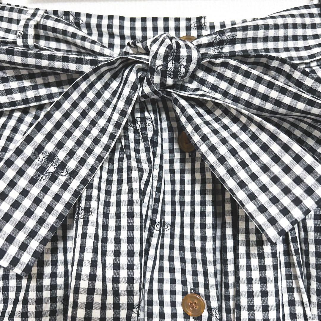 ヴィヴィアンウエストウッド スカート オーブ柄 リボン