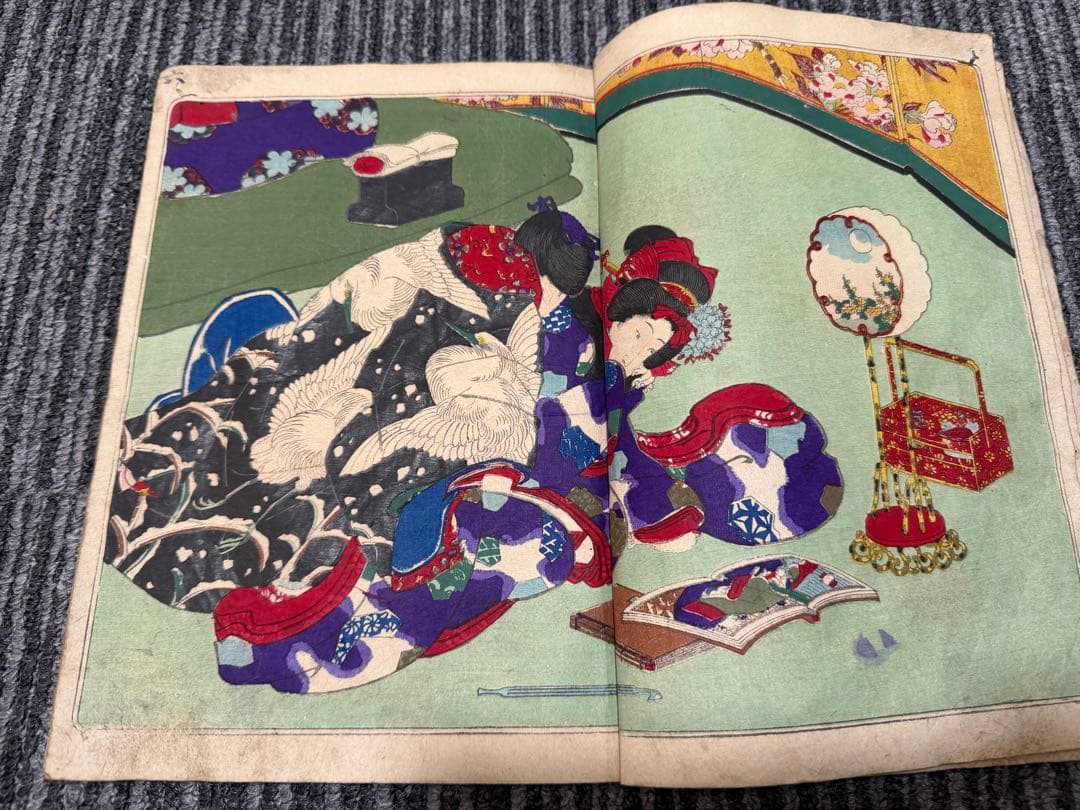 歌川国貞 春画 艶本◆「正写相生源氏」3冊揃 浮世絵 女好庵主人