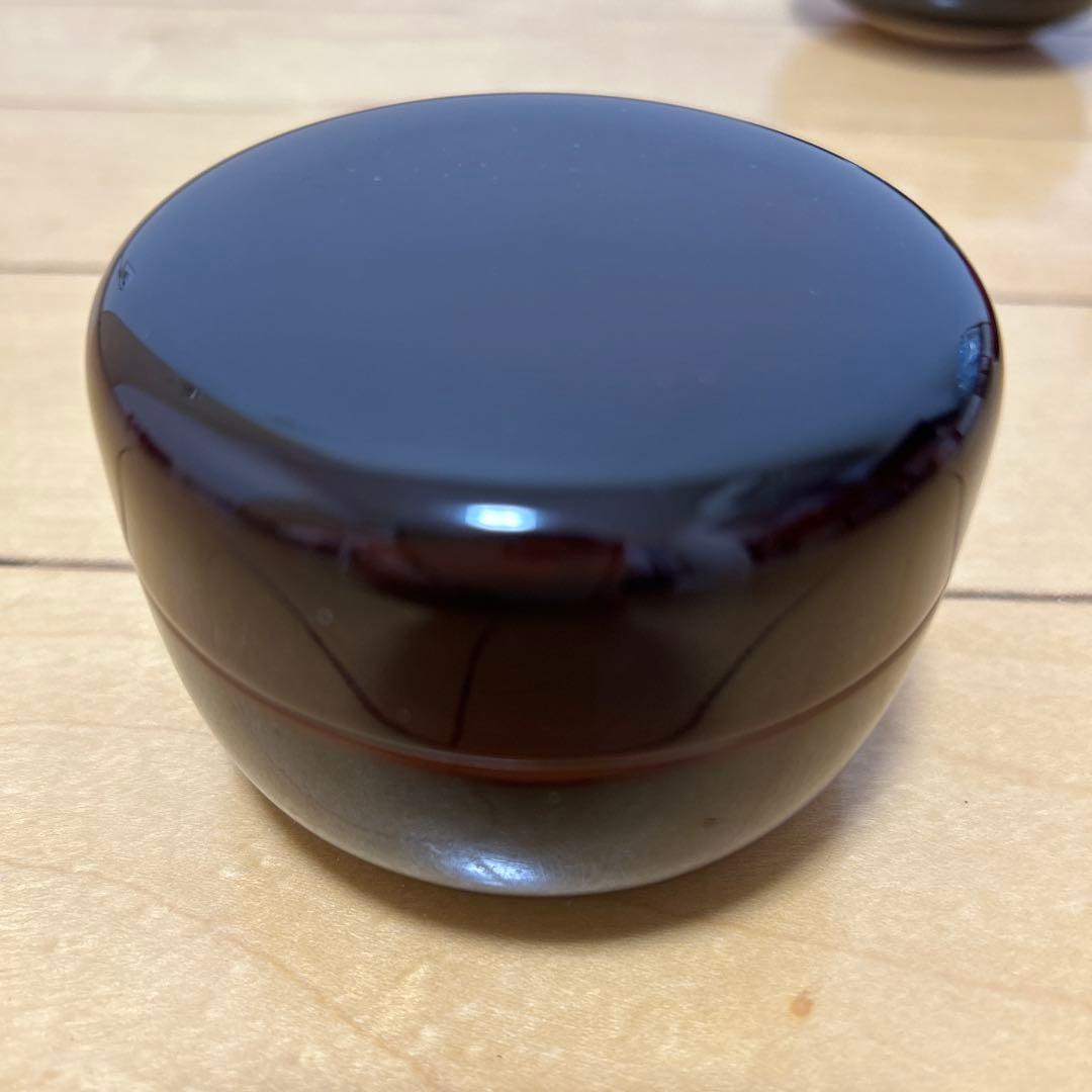 大海茶入　甲赤棗　平棗　セット　茶道具