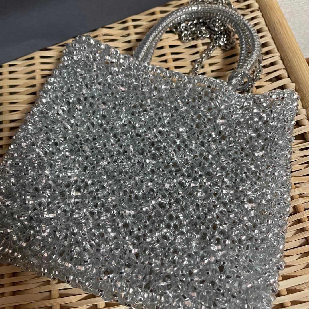 ANTEPRIMA シルバー パーティーバッグ 保存袋、紙袋付き