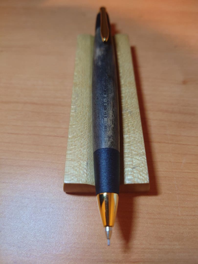 ボナン　黒柿　シャープペンシル　真鍮金具　木軸ペン　ボナンペン